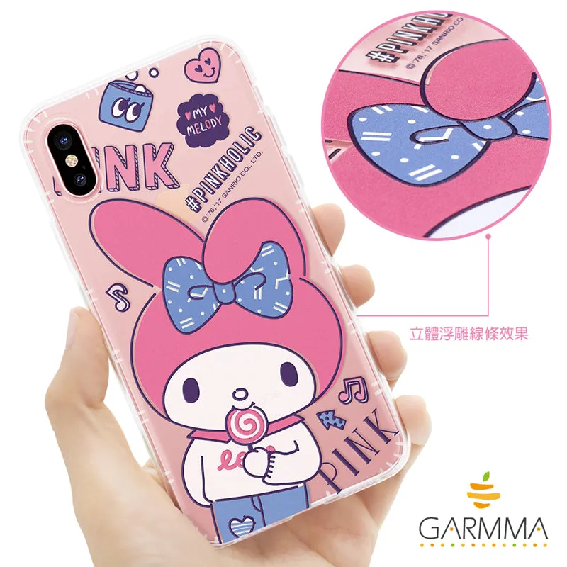 GARMMA Pinkholic Hello Kitty | My Melody Shockproof Air Cushion Transparent TPU Soft Back Cover Case