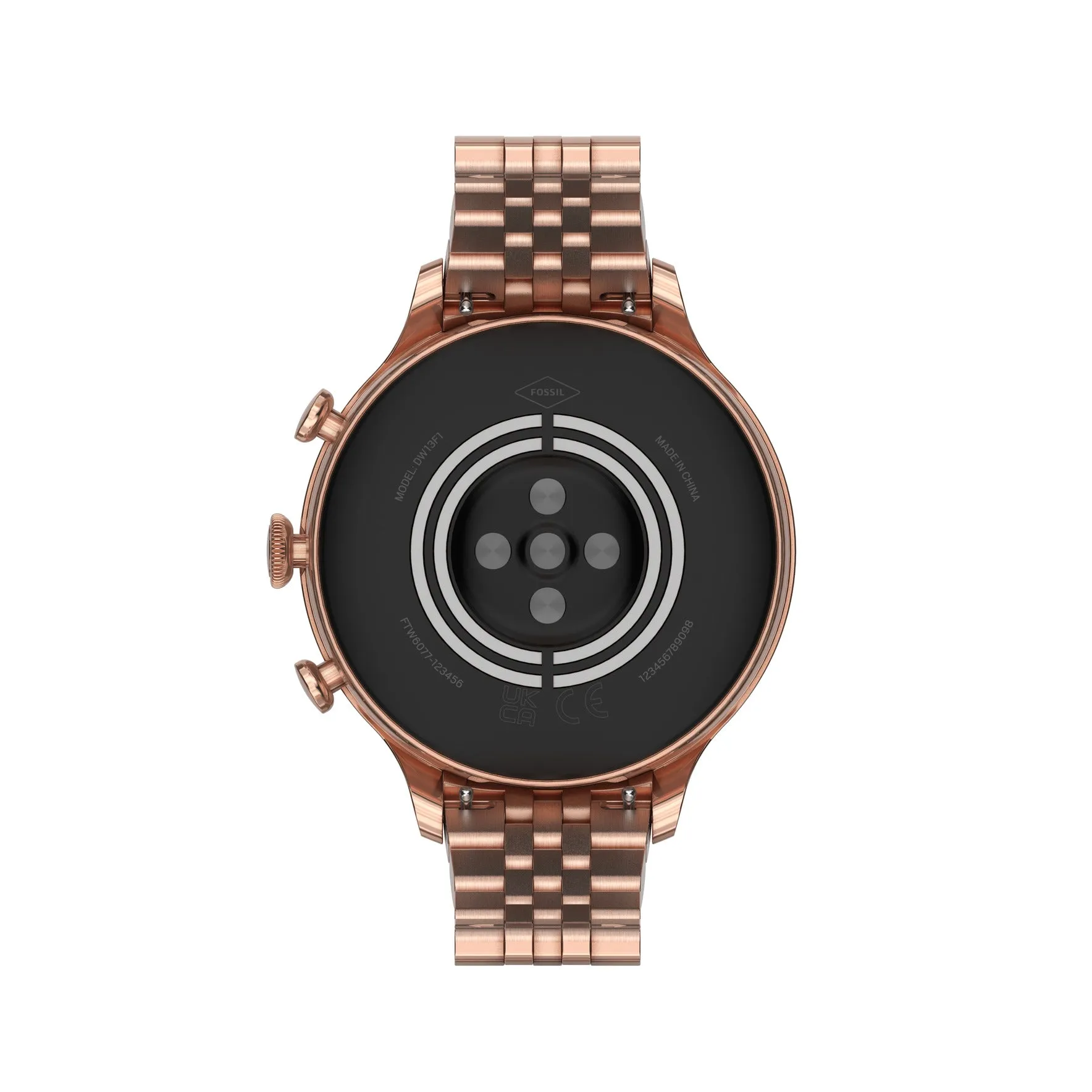 Gen 6 Smartwatch Rose Gold-Tone Stainless Steel FTW6077