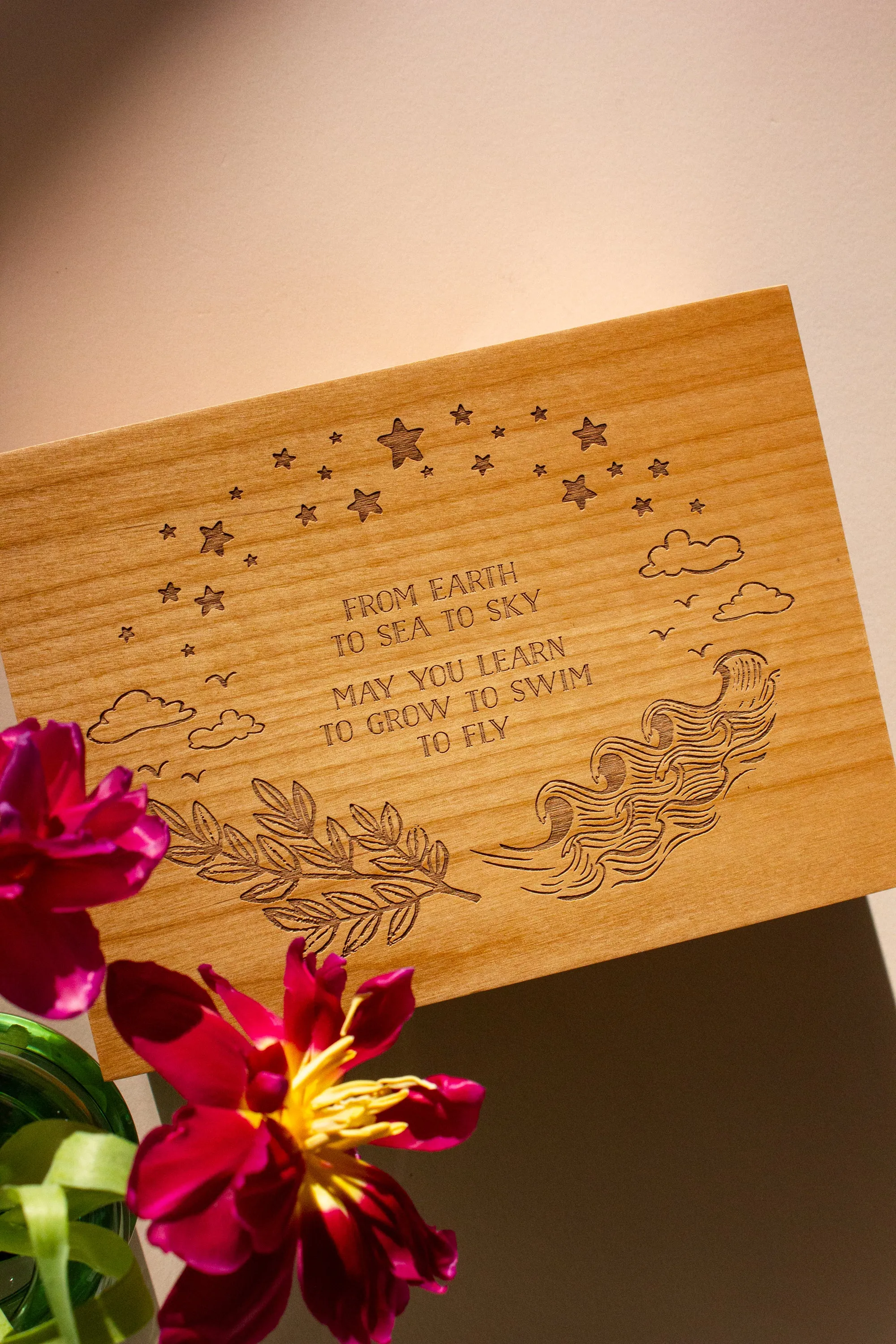 Grow, Swim, Fly Keepsake Box