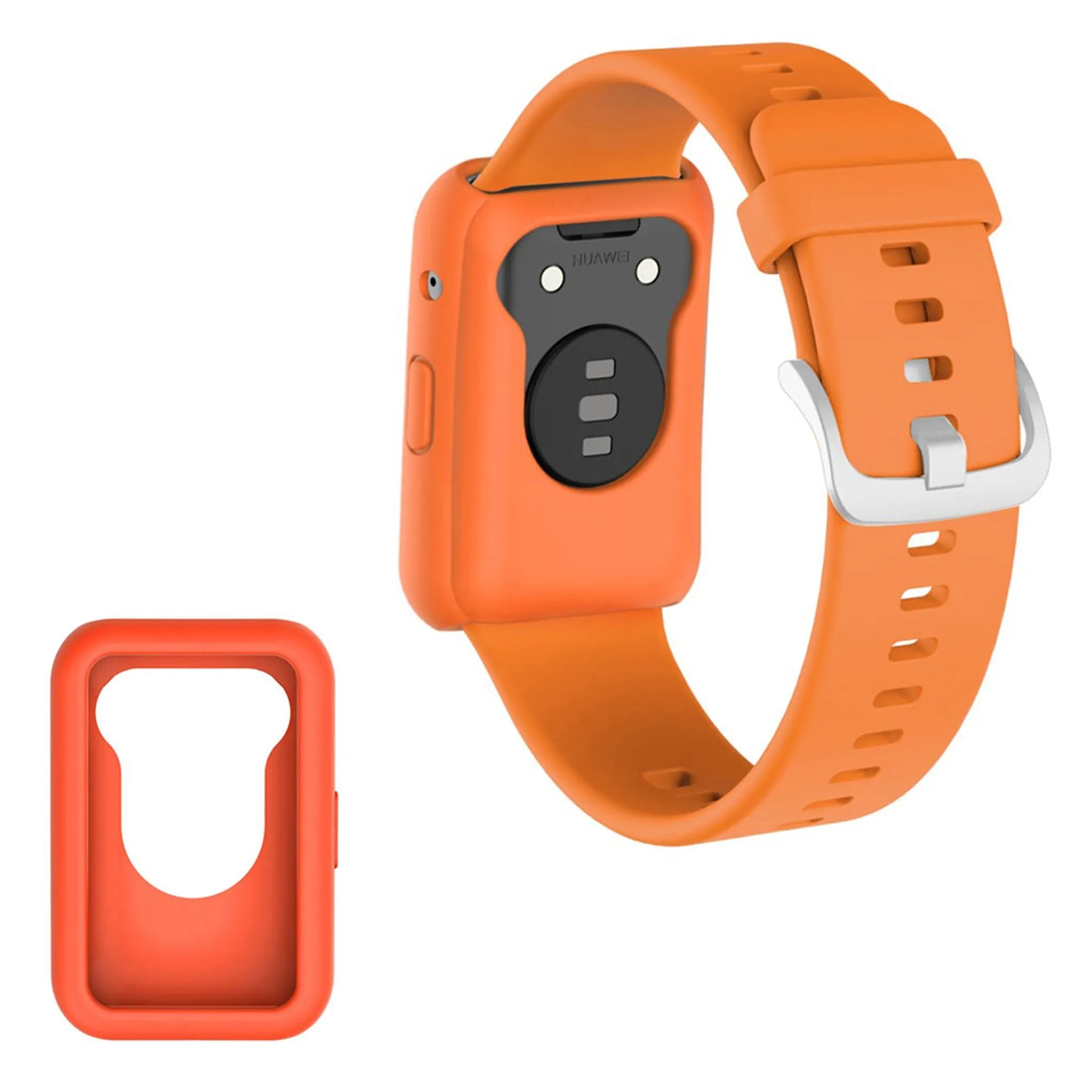 Huawei Watch Fit silicone cover - Orange