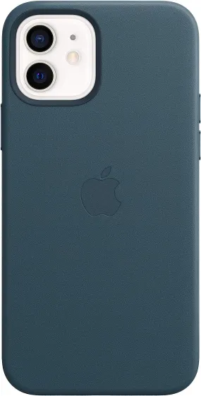 iPhone 12 | 12 Pro Leather Case with MagSafe - Baltic Blue