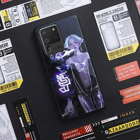 Lady Purple LED Case for Samsung