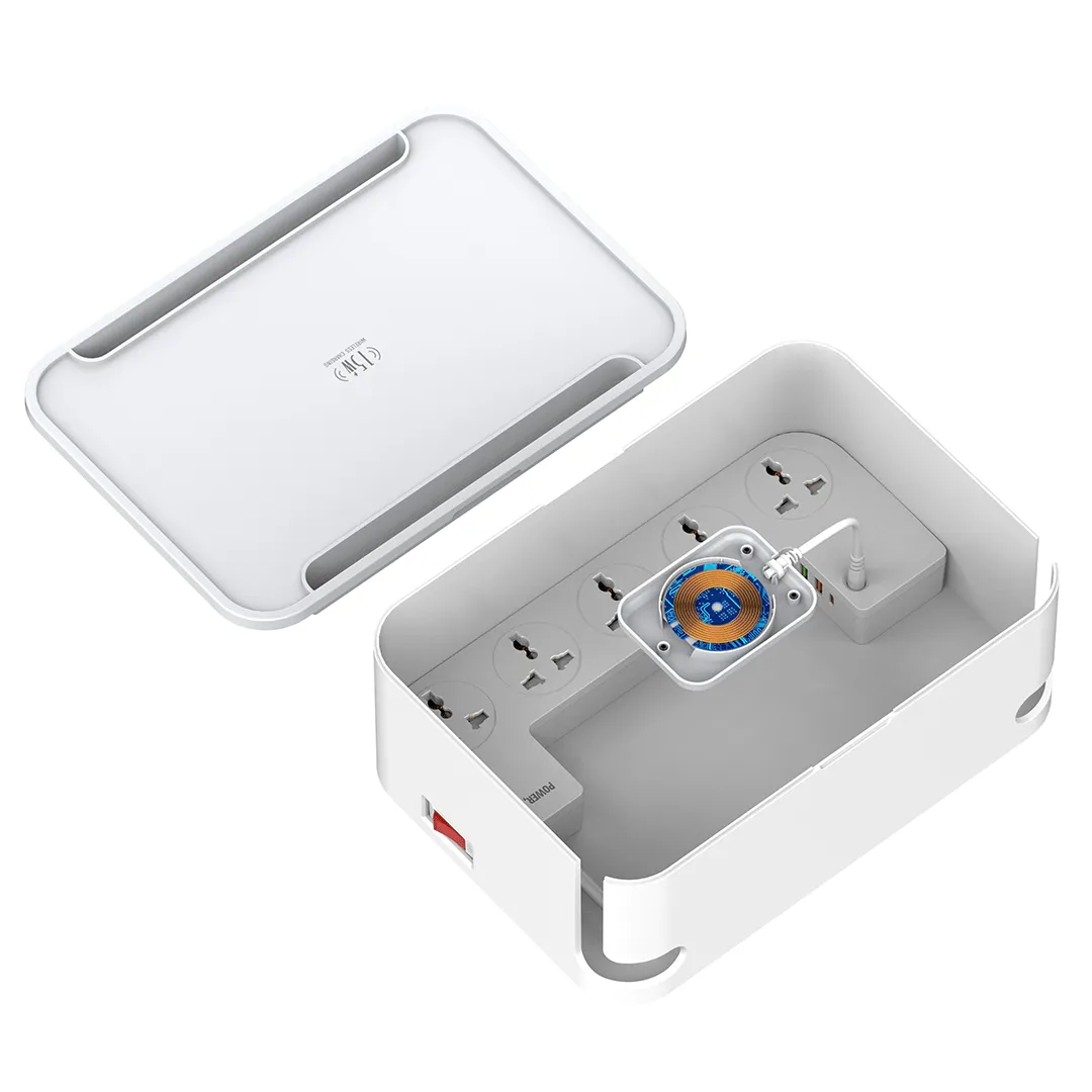 LDNIO Power Management Box with 15W Wireless Charging