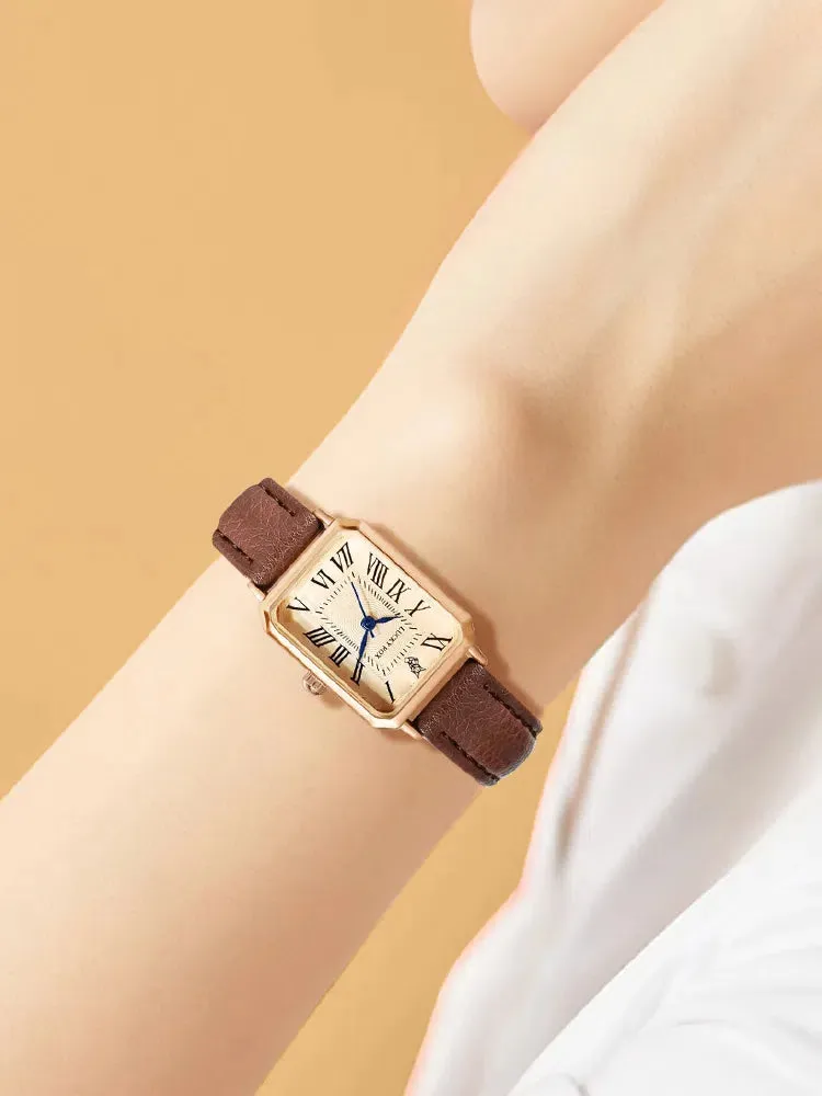 Liriel – Gold-toned details – Square watch