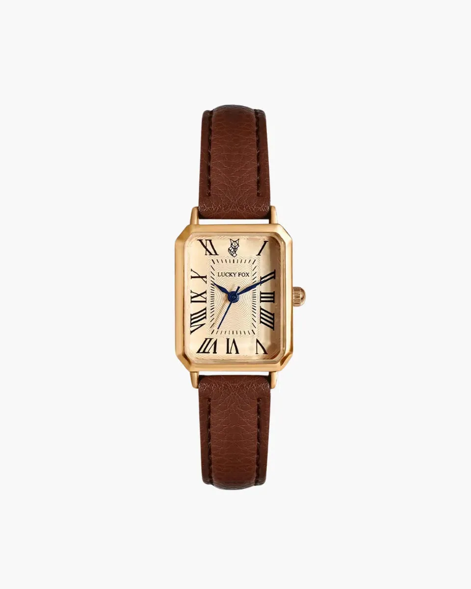 Liriel – Gold-toned details – Square watch