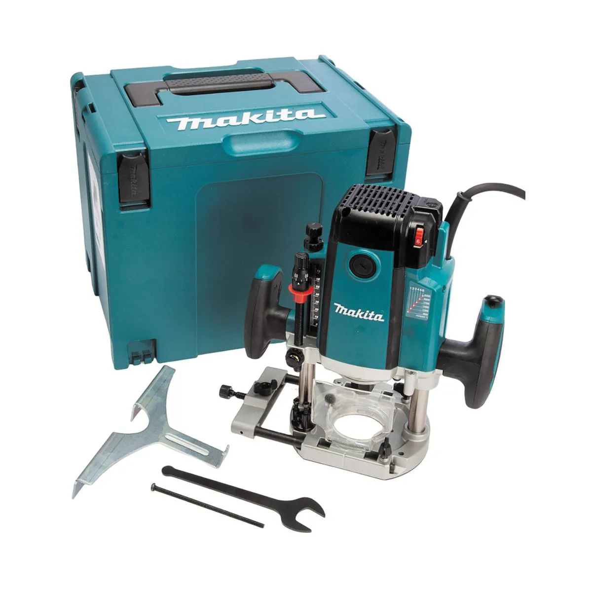 Makita RP2303FC08/1 1/2" Plunge Router 110V With Type 4 Case Durable Power Tool for Woodworking