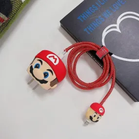 Mario Apple Charger Cover | Game Theme 20 W Charger Cover