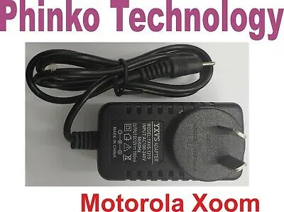 NEW AC Adapter Charger for Motorola Xoom Tablet 12V, 1.5A