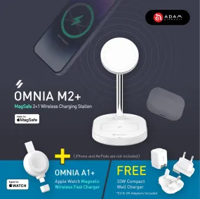 OMNIA M2  MagSafe 2  1 Wireless Charging Station   OMNIA A1  Apple Watch Magnetic Wireless Fast Charger