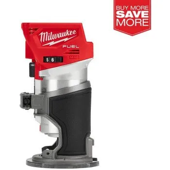 Open Box - Milwaukee M18 FUEL 1.25 hp Cordless Compact Router 18 volt 31000 rpm