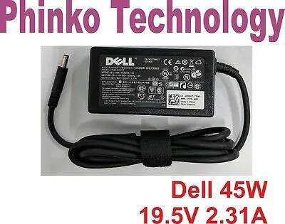 Original Adapter Charger for Dell Ultrabook XPS 12 13, 19.5V 2.31A, 45W