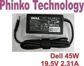 Original Adapter Charger for Dell Ultrabook XPS 12 13, 19.5V 2.31A, 45W