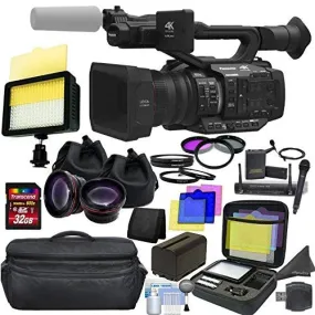 Panasonic AG-UX180 4K Premium Professional Camcorder with CINEMAGIC Studio Bundle