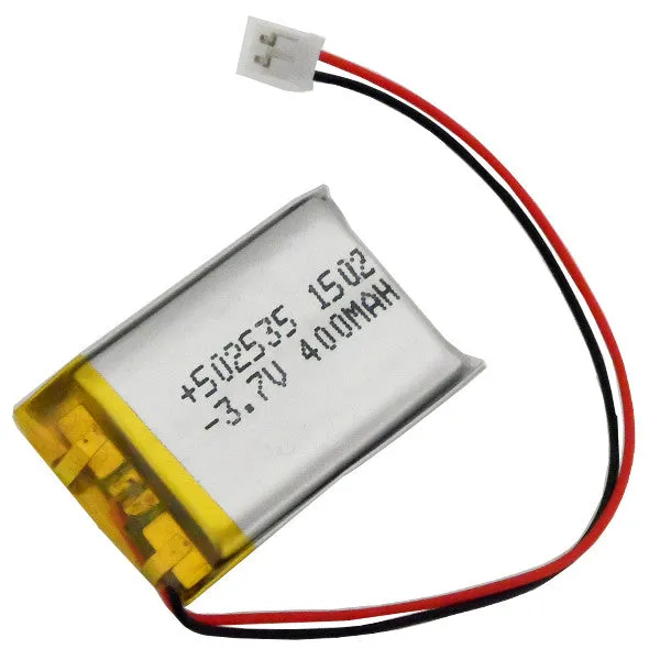 Polymer Lithium Ion Battery (3.7V, 400mAh)