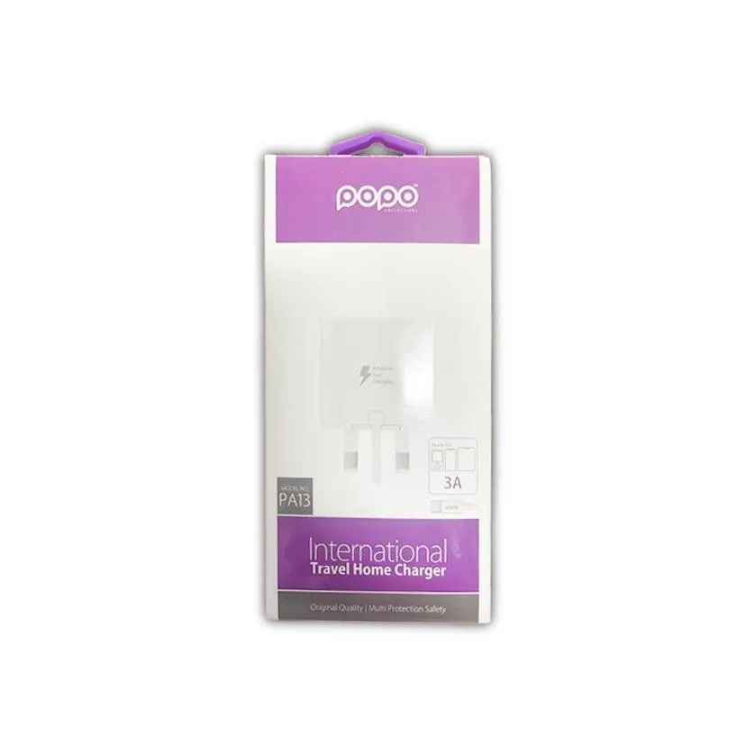 Popo Travel Home Charger PA13 Type-C - Good Quality