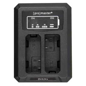 Promaster 4931 Dually Charger for Nikon EN-EL14