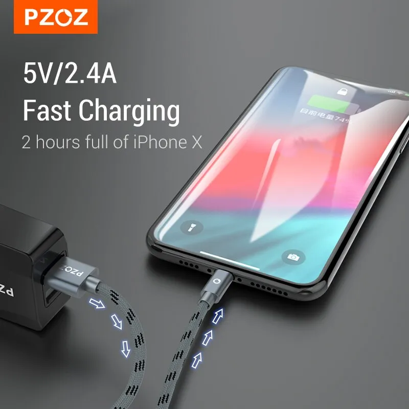 PZOZ Usb Cable For iPhone iPad Fast Charging Cable