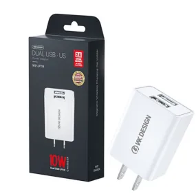 REMAX WK DUAL USB FAST MOBILE CHARGER WP-U119 US PIN - Buy Karlo