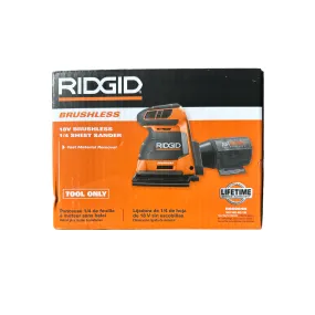 RIDGID 18-Volt OCTANE Brushless Cordless 3-Speed 1/4 Sheet Sander