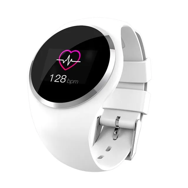 SCOMAS Bluetooth Lady Smart Watch Fashion Women Heart Rate Monitor Fitness Tracker Smartwatch APP Support For Android IOS