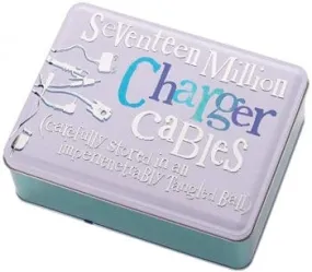 'Seventeen Million Charger Cables' Storage Tin