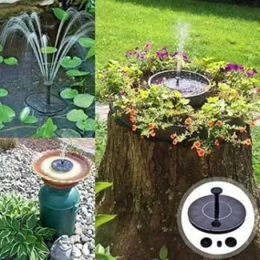 Solar-Powered Easy Bird Fountain Kit - Great Addition to Your Garden!