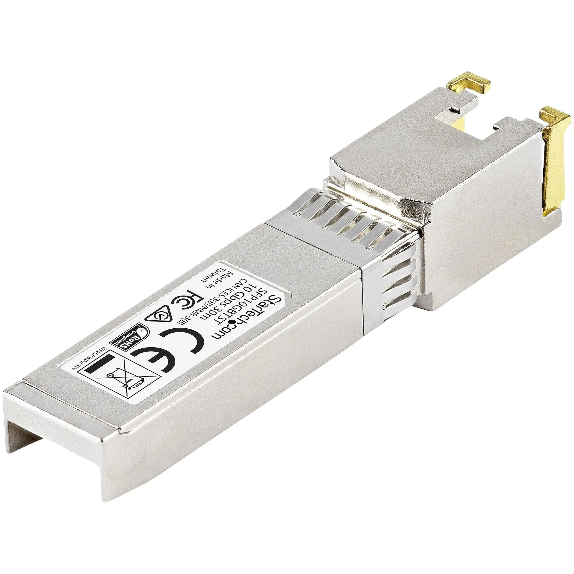 Startech.Com Msa Uncoded Compatible Sfp  Module, 10Gbase-T, Sfp To Rj45 (Copper) For Cat6 And Cat5e, 10Ge Gigabit Ethern