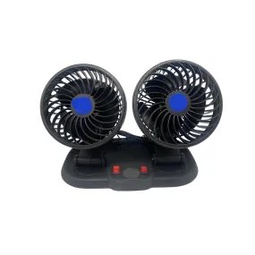 Strong Wind Double-Headed Vehicle Fan With Pure Copper Motor Ai-25