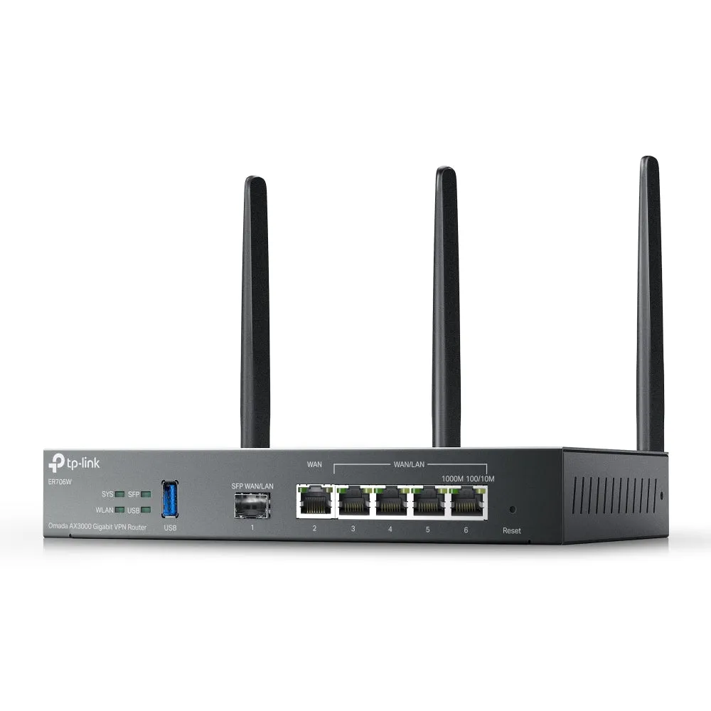 Tp-Link Omada Er706w V1 - Wireless Router - Wi-Fi 6 - Desktop, Wall-Mountable