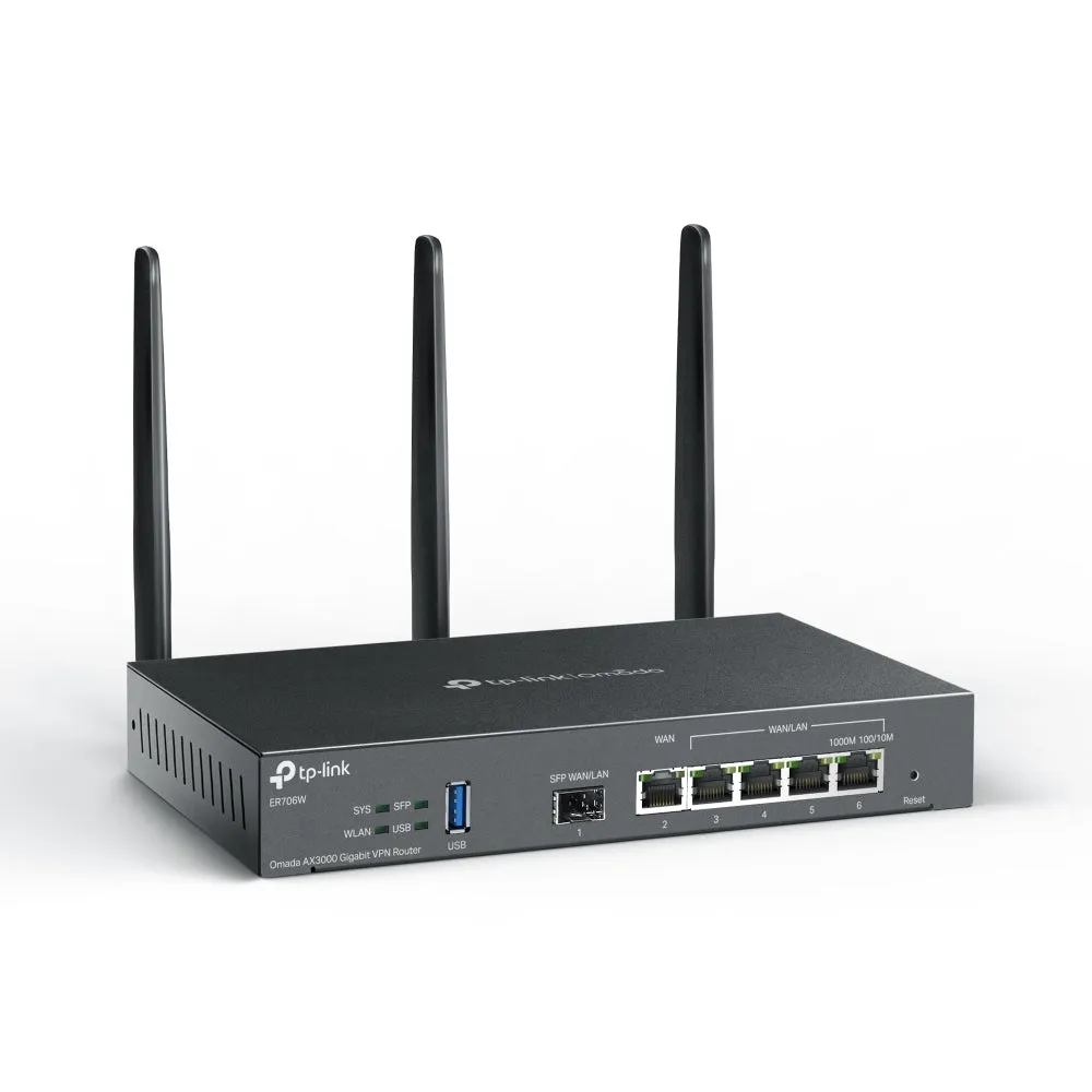 Tp-Link Omada Er706w V1 - Wireless Router - Wi-Fi 6 - Desktop, Wall-Mountable