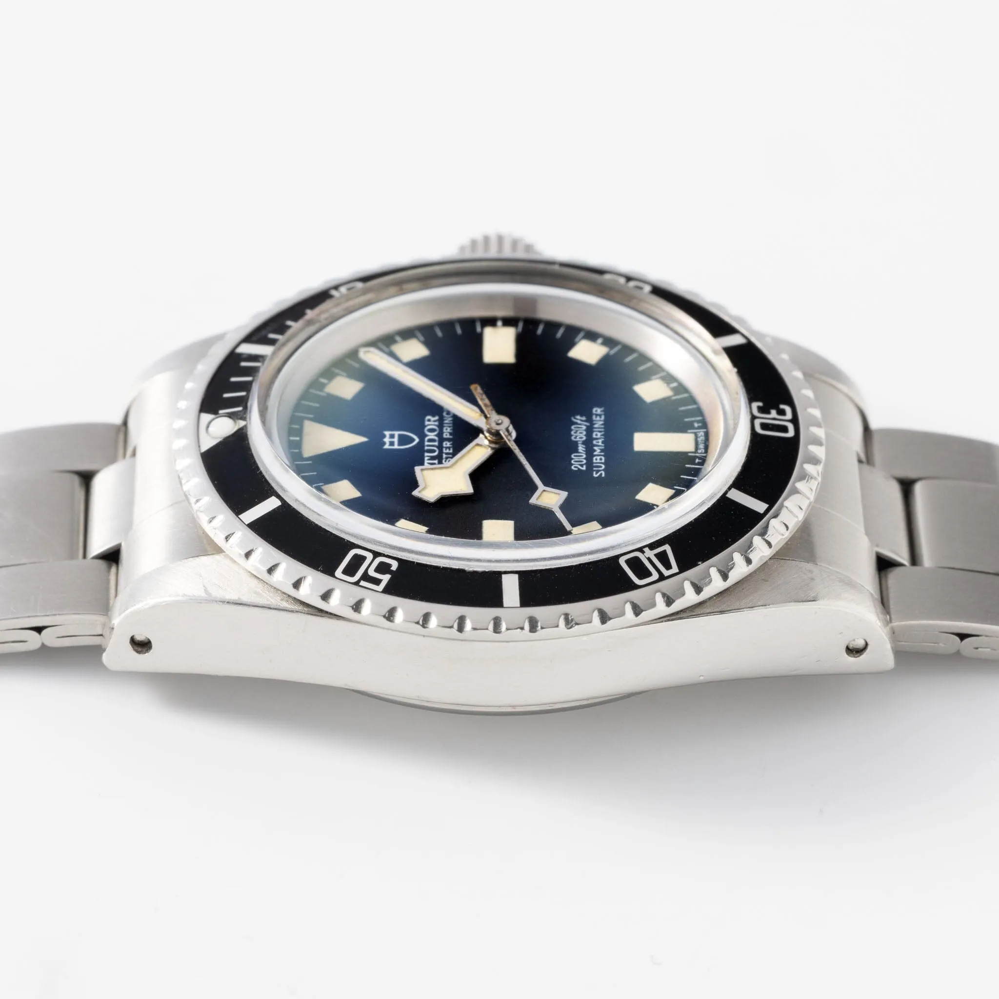 Tudor Submariner Snowflake No Date Black Dial 9401/0