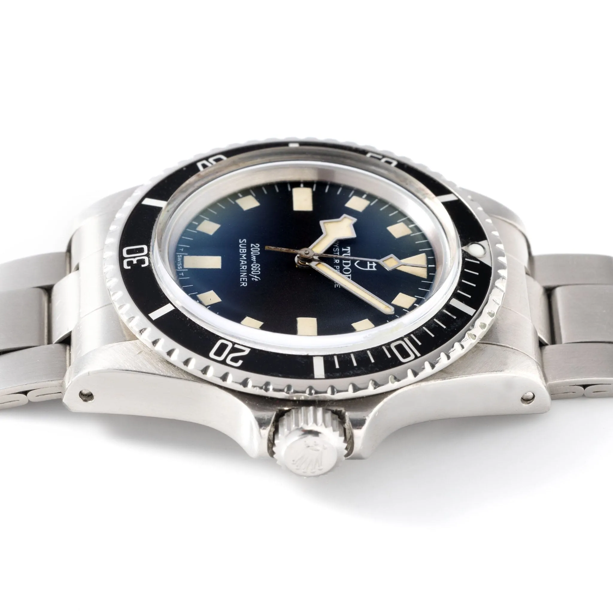 Tudor Submariner Snowflake No Date Black Dial 9401/0