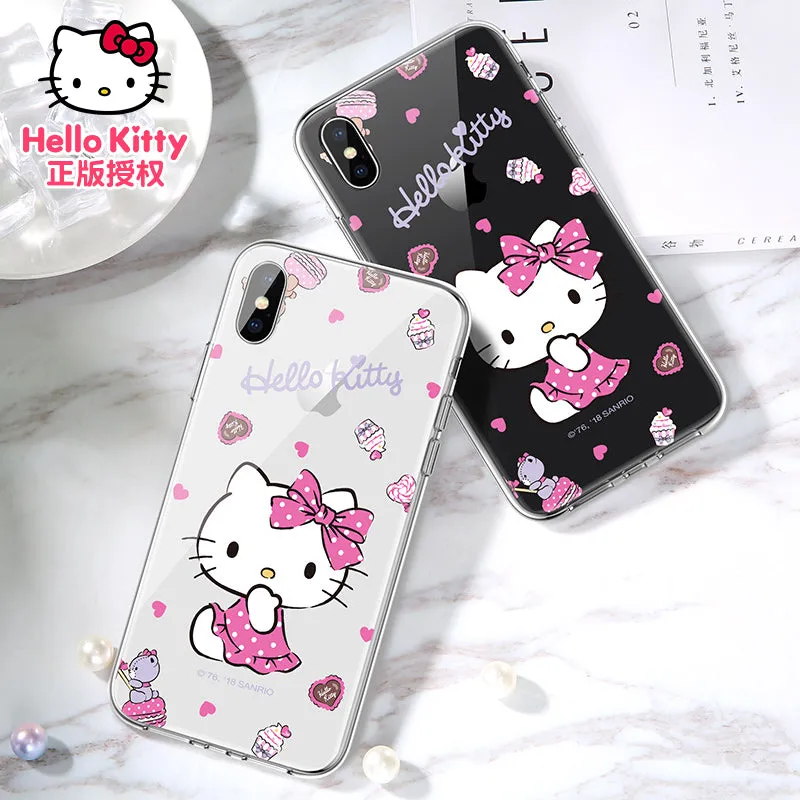 UKA Hello Kitty & My Melody & Little Twin Stars Clear Soft TPU Back Case Cover