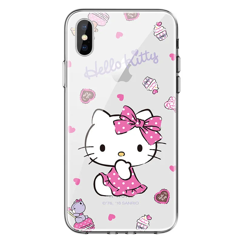 UKA Hello Kitty & My Melody & Little Twin Stars Clear Soft TPU Back Case Cover