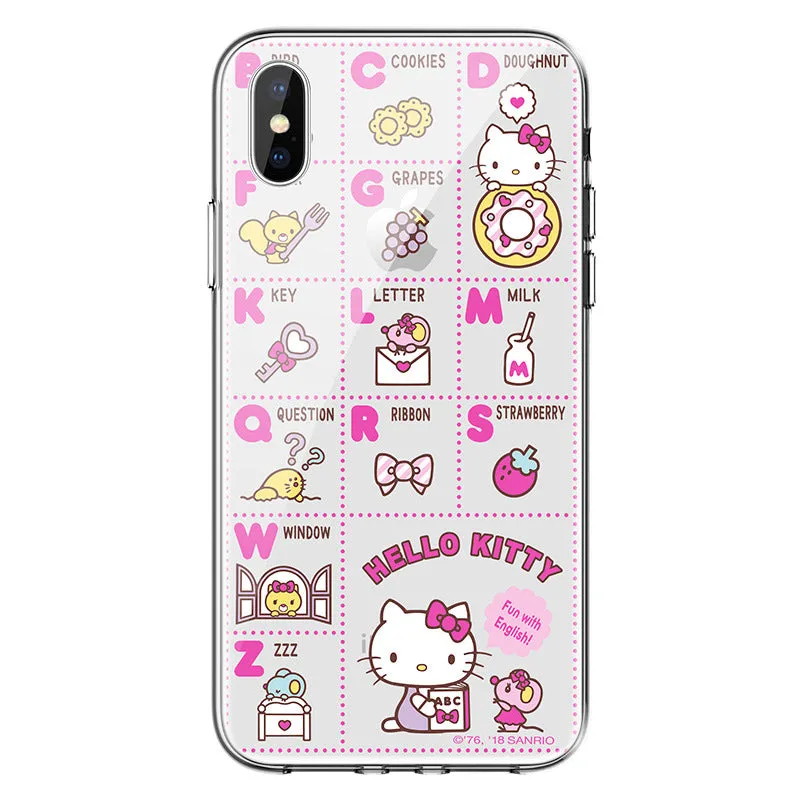 UKA Hello Kitty & My Melody & Little Twin Stars Clear Soft TPU Back Case Cover