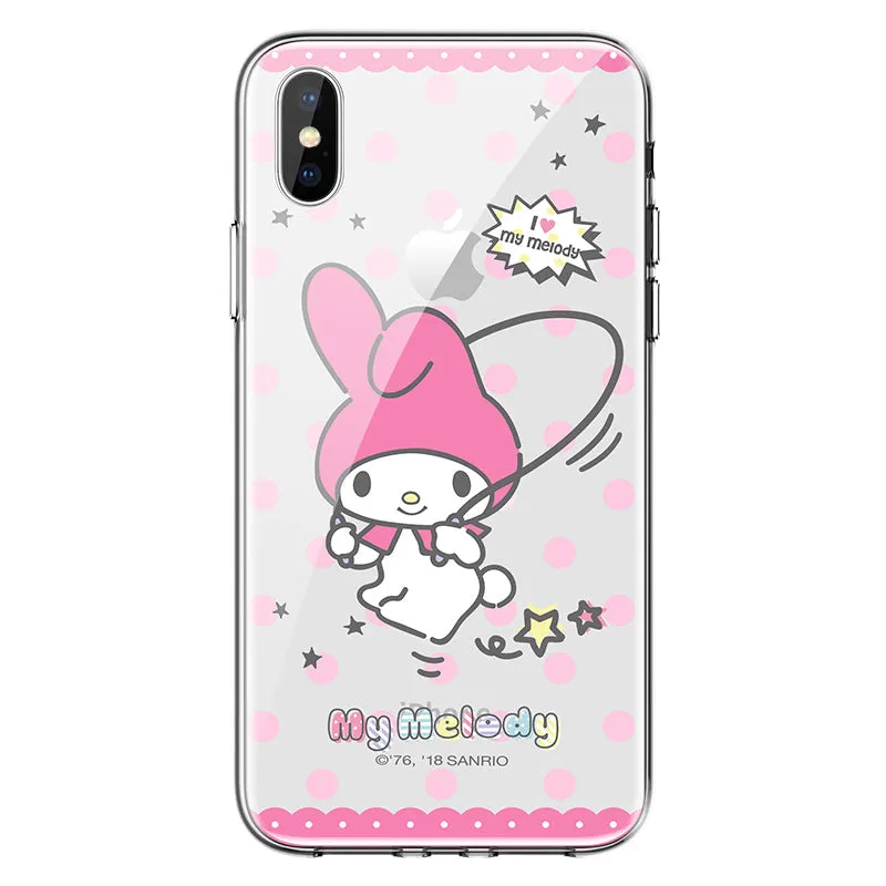 UKA Hello Kitty & My Melody & Little Twin Stars Clear Soft TPU Back Case Cover