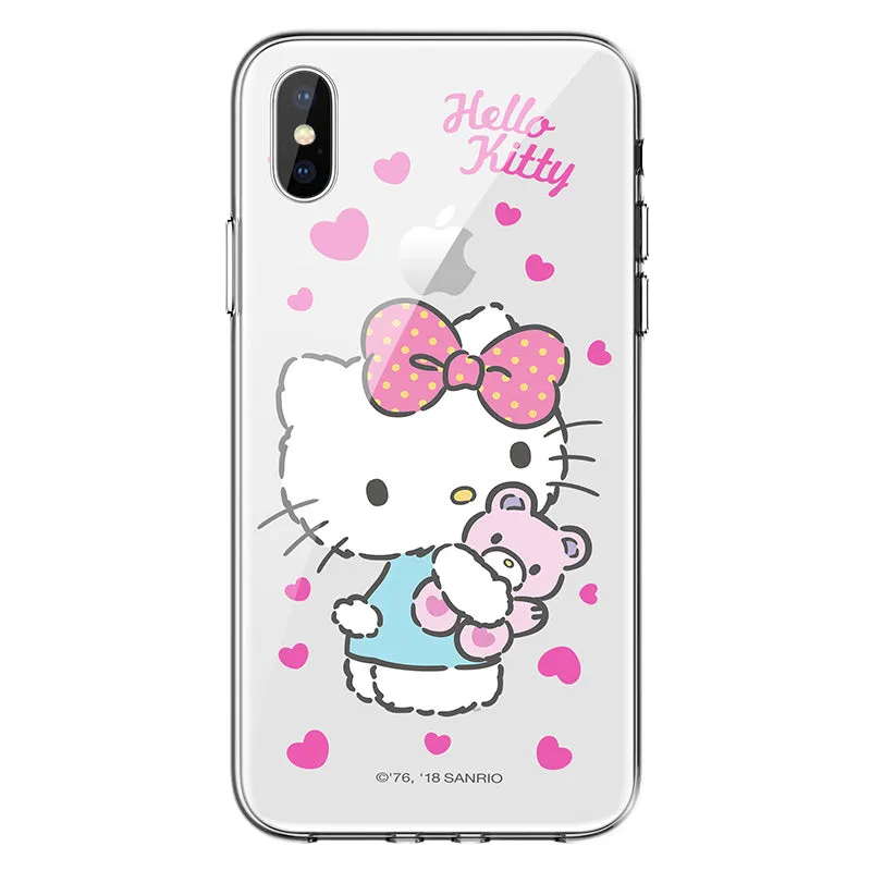 UKA Hello Kitty & My Melody & Little Twin Stars Clear Soft TPU Back Case Cover