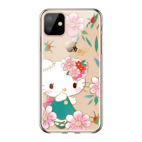 UKA Hello Kitty Luxury Crystal Diamonds Shockproof Back Case Cover for Apple iPhone