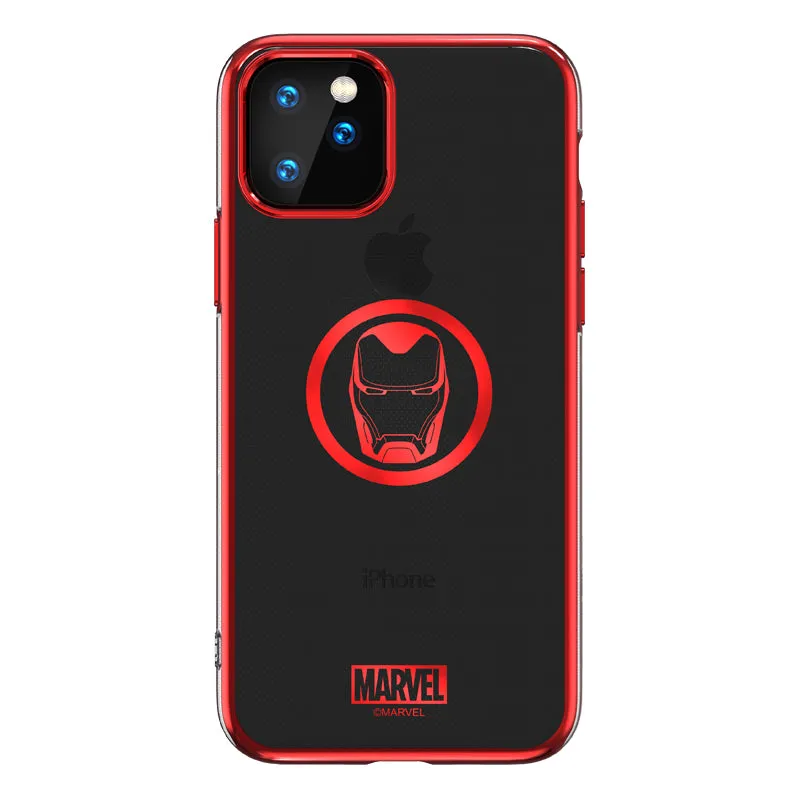 UKA Marvel Avengers Electroplating Soft TPU Back Cover Case for Apple iPhone