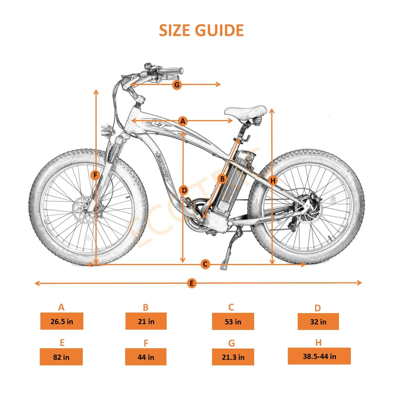 UL Certified-Ecotric Rocket Fat Tire Beach Snow Electric Bike