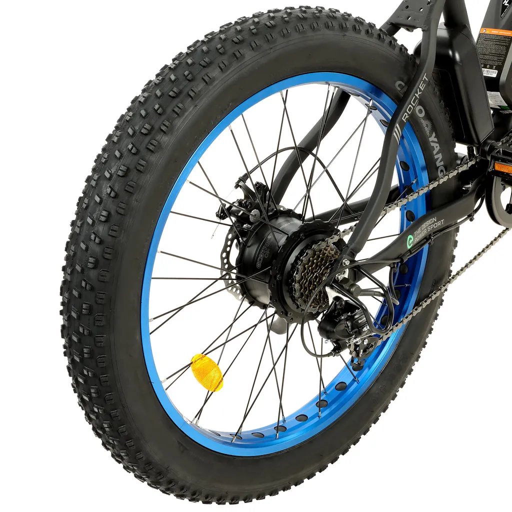 UL Certified-Ecotric Rocket Fat Tire Beach Snow Electric Bike