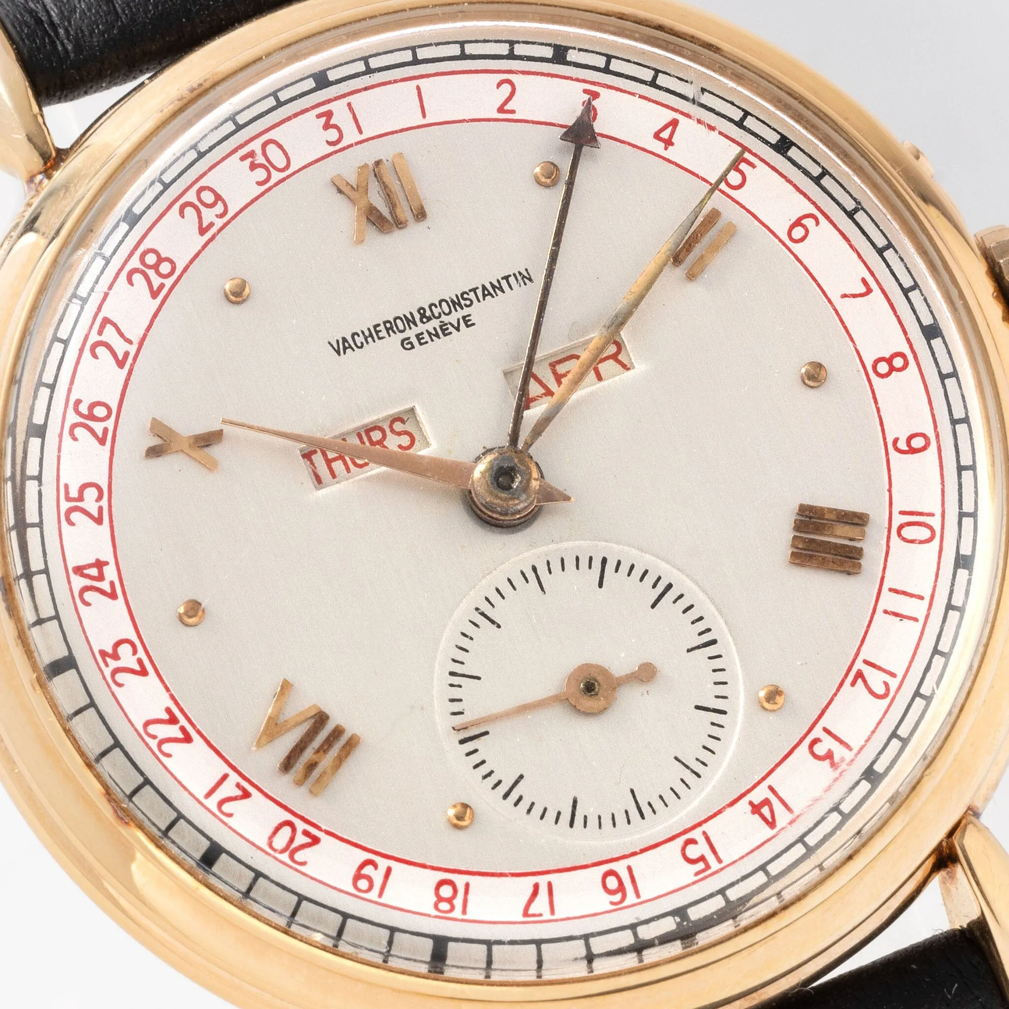 Vacheron and Constantin Triple Date Calendar 4240 Rose Gold