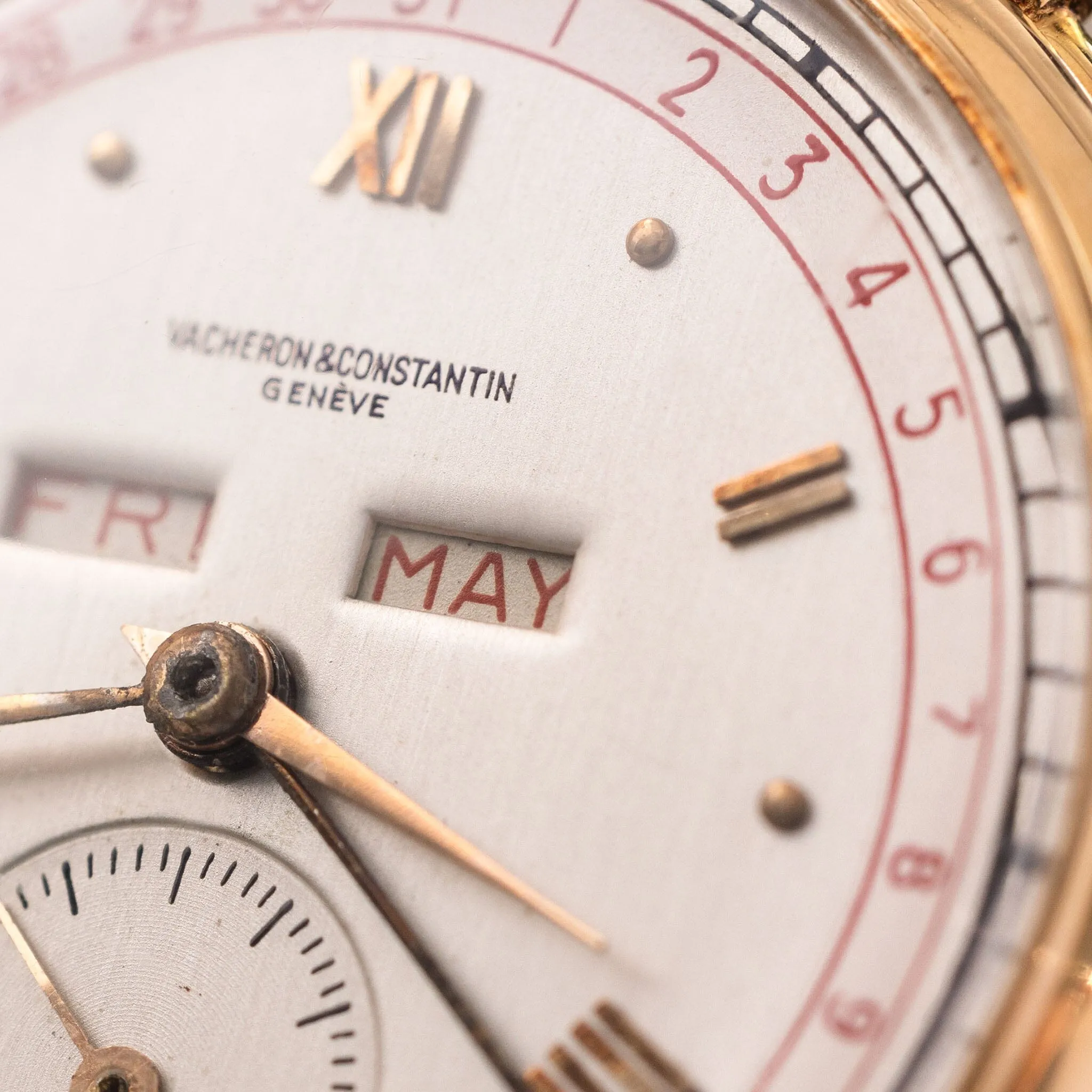 Vacheron and Constantin Triple Date Calendar 4240 Rose Gold