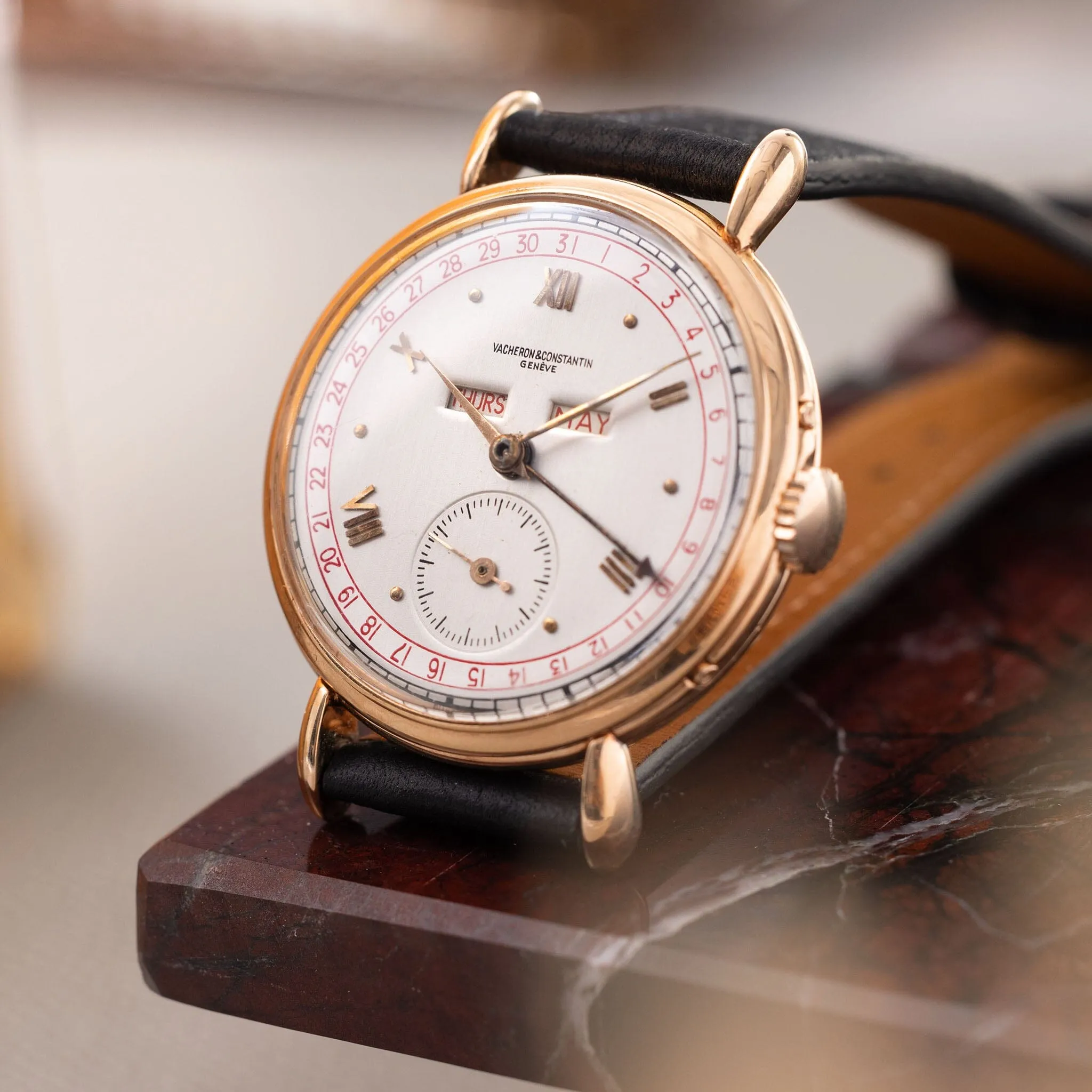 Vacheron and Constantin Triple Date Calendar 4240 Rose Gold