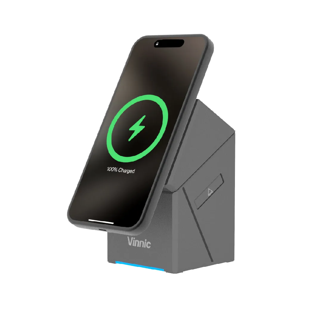 Vinnic OWL PEAK 3-in-1 Qi2 Magnetic Wireless Charger