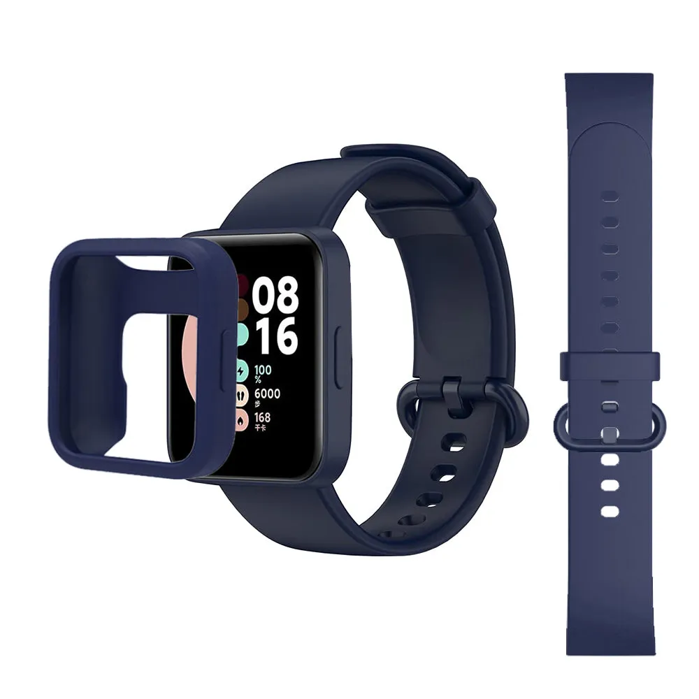 Xiaomi Redmi Watch 2 Lite Band   Watch Case| Silicone Straps Wristband Sport Band |  Dark Blue