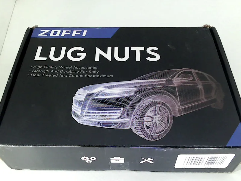 Zoffi 20 Piece Silver Lug Nuts Set for Vehicles